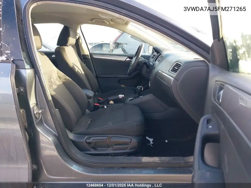 3VWDA7AJ5FM271265 2015 Volkswagen Jetta Tdi