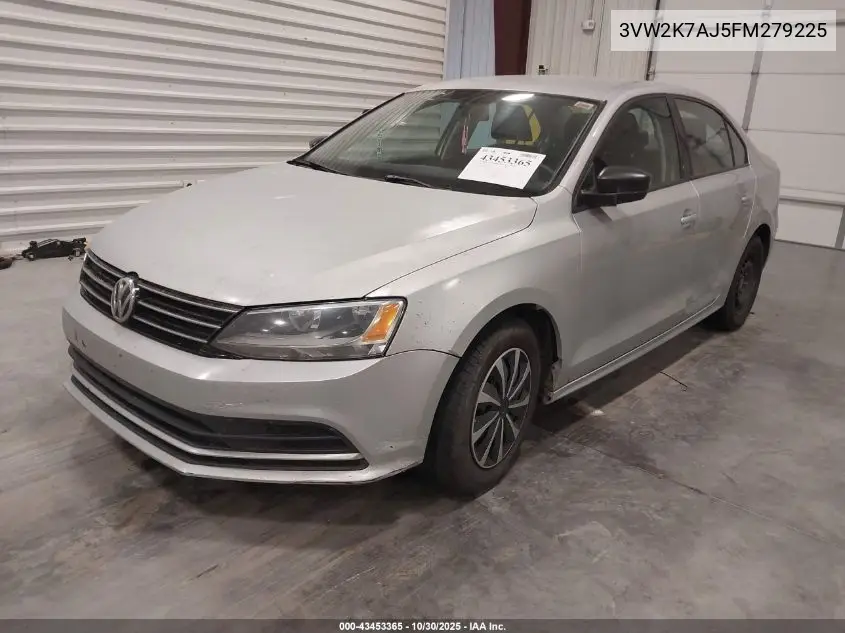 3VW2K7AJ5FM279225 2015 Volkswagen Jetta 2.0L S