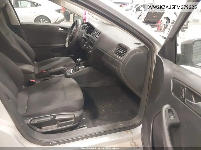 3VW2K7AJ5FM279225 2015 Volkswagen Jetta 2.0L S