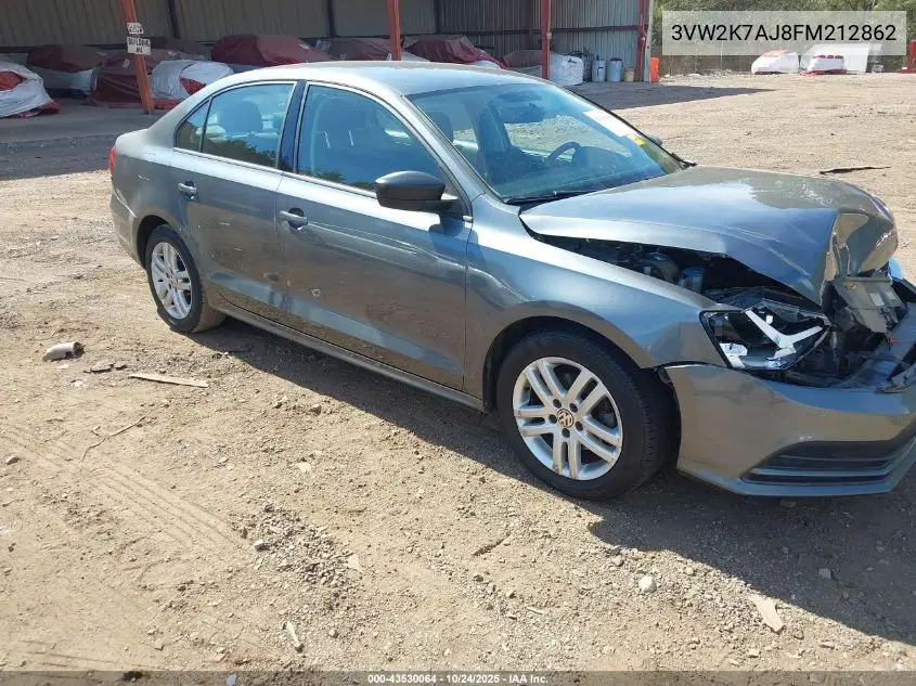 3VW2K7AJ8FM212862 2015 Volkswagen Jetta 2.0L S