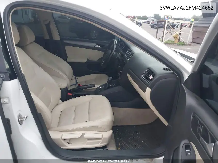 3VWLA7AJ2FM424552 2015 Volkswagen Jetta 2.0L Tdi Se
