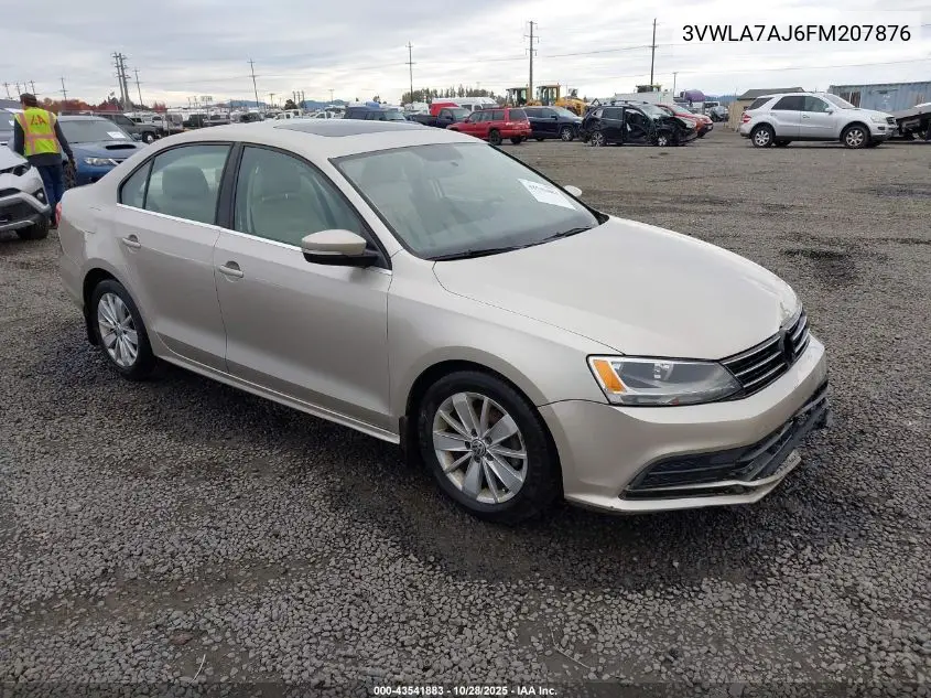 3VWLA7AJ6FM207876 2015 Volkswagen Jetta 2.0L Tdi Se