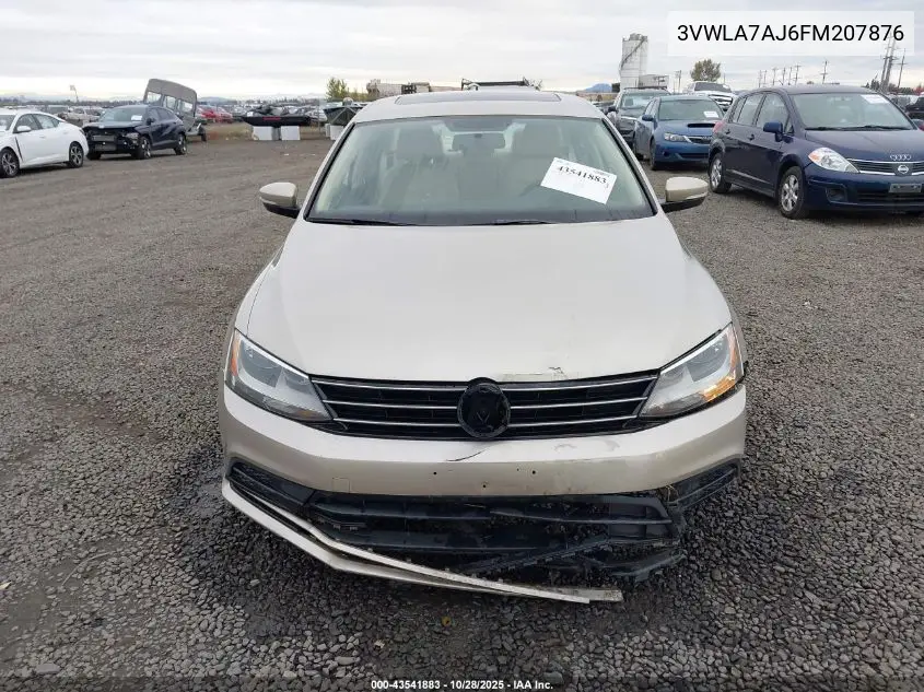 3VWLA7AJ6FM207876 2015 Volkswagen Jetta 2.0L Tdi Se