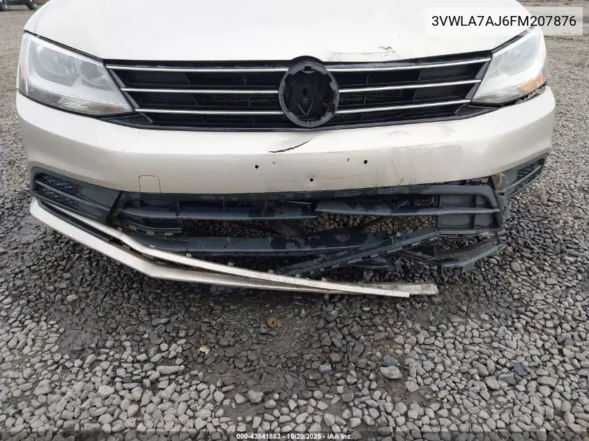 3VWLA7AJ6FM207876 2015 Volkswagen Jetta 2.0L Tdi Se