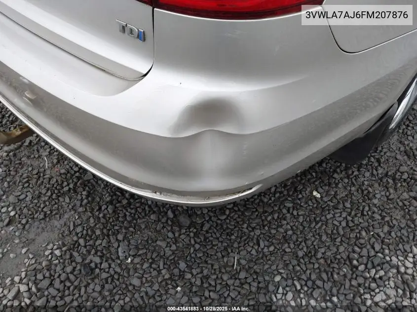3VWLA7AJ6FM207876 2015 Volkswagen Jetta 2.0L Tdi Se