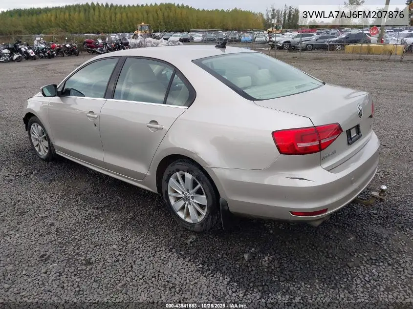 3VWLA7AJ6FM207876 2015 Volkswagen Jetta 2.0L Tdi Se