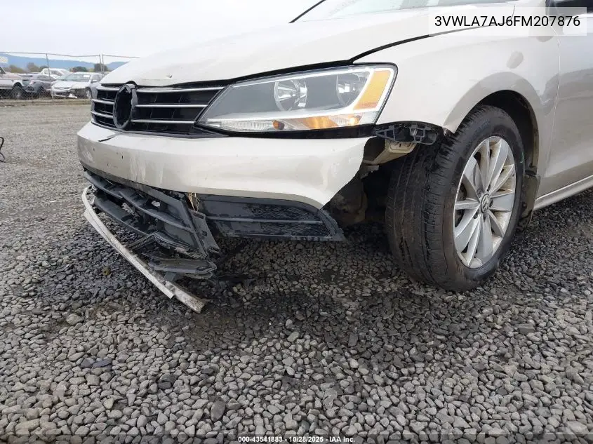 3VWLA7AJ6FM207876 2015 Volkswagen Jetta 2.0L Tdi Se
