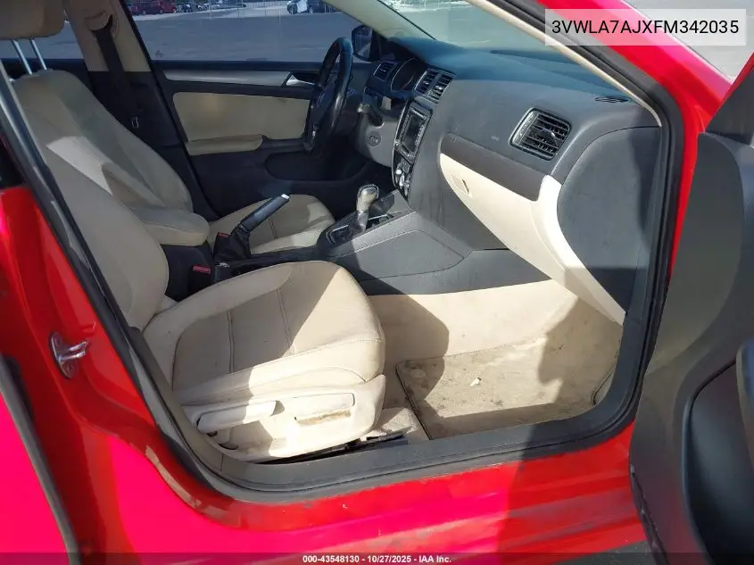 3VWLA7AJXFM342035 2015 Volkswagen Jetta 2.0L Tdi Se