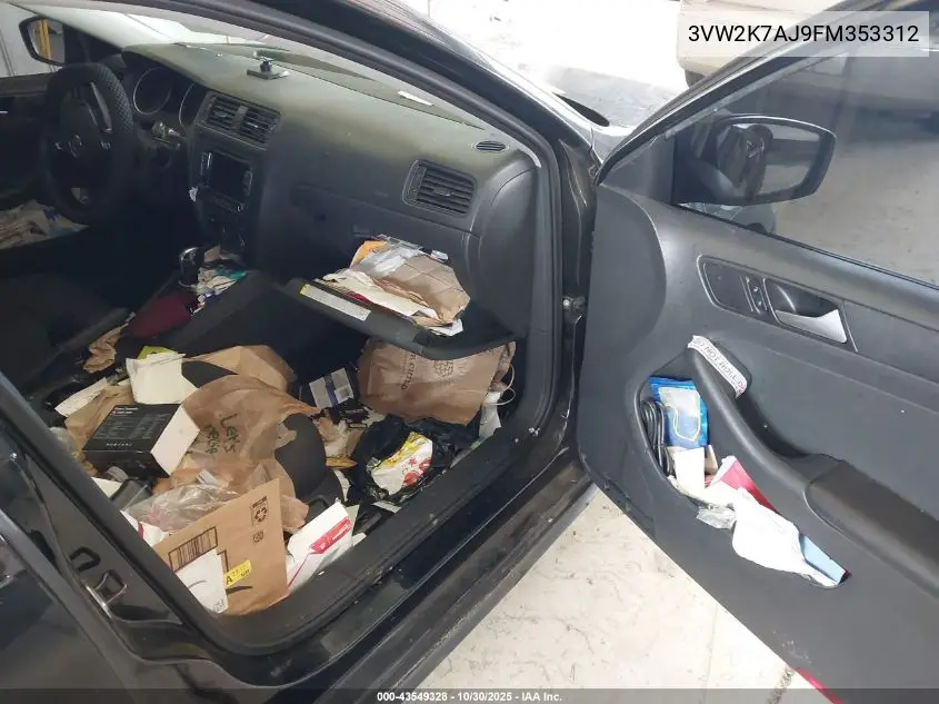 3VW2K7AJ9FM353312 2015 Volkswagen Jetta 2.0L S