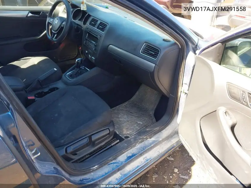 3VWD17AJXFM291558 2015 Volkswagen Jetta 1.8T Se