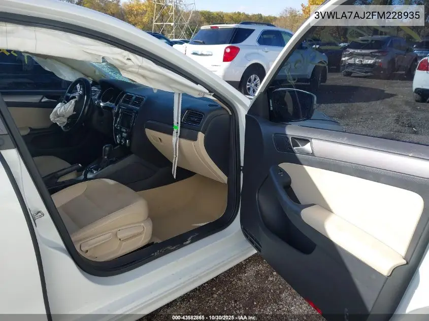 3VWLA7AJ2FM228935 2015 Volkswagen Jetta 2.0L Tdi Se
