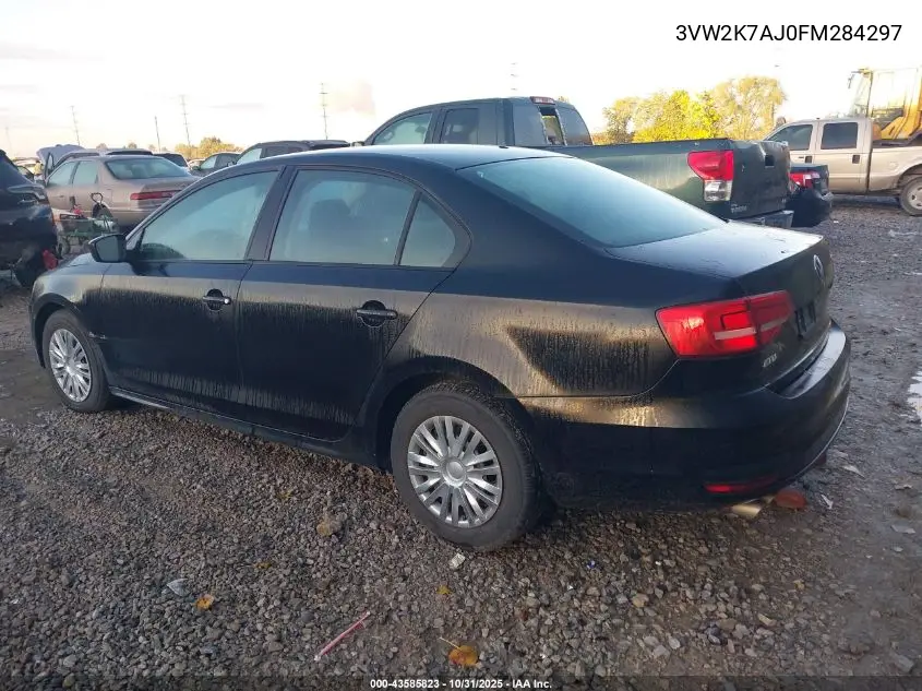3VW2K7AJ0FM284297 2015 Volkswagen Jetta 2.0L S