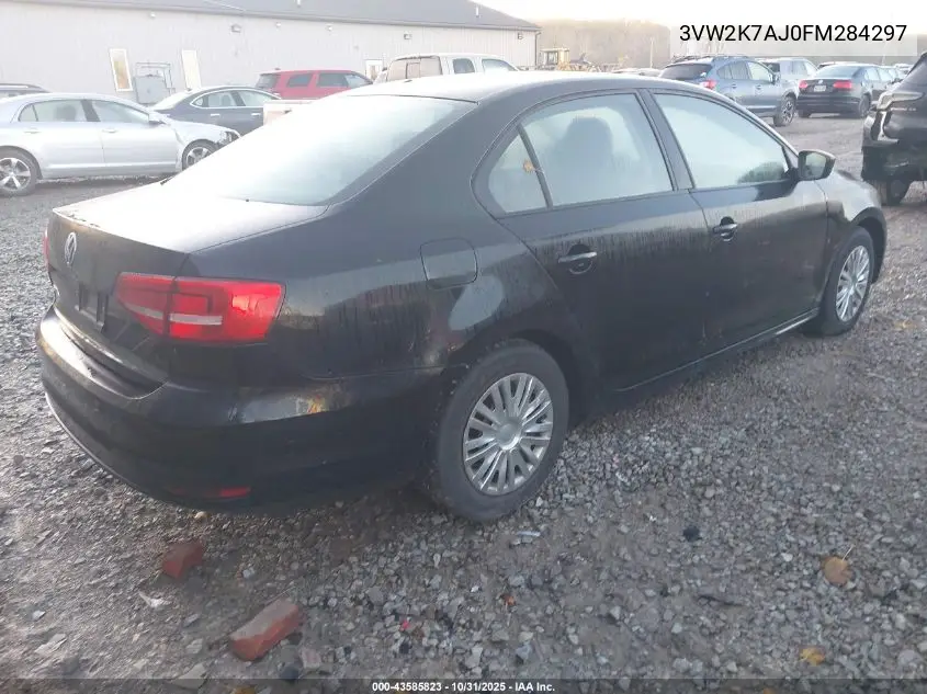 3VW2K7AJ0FM284297 2015 Volkswagen Jetta 2.0L S