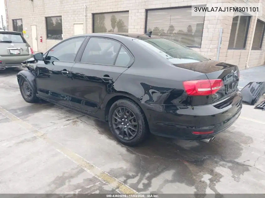 3VWLA7AJ1FM301101 2015 Volkswagen Jetta 2.0L Tdi S