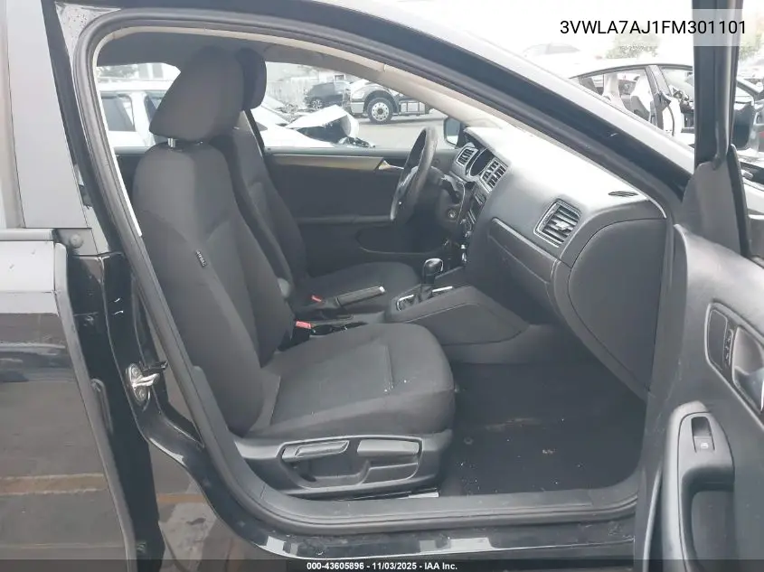 3VWLA7AJ1FM301101 2015 Volkswagen Jetta 2.0L Tdi S