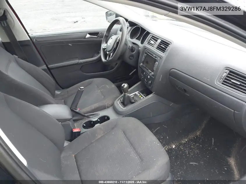 3VW1K7AJ8FM329286 2015 Volkswagen Jetta 2.0L S