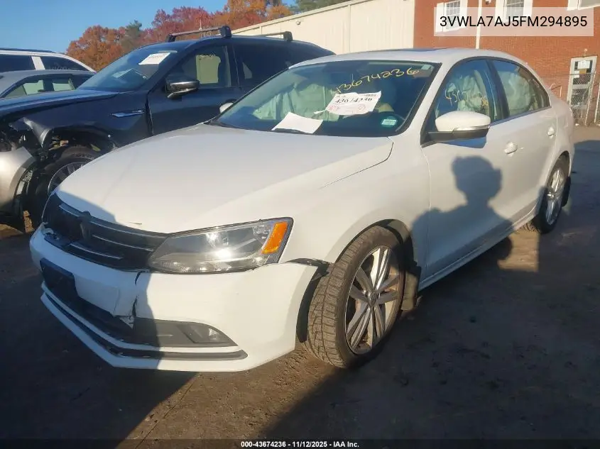 3VWLA7AJ5FM294895 2015 Volkswagen Jetta 2.0L Tdi Sel