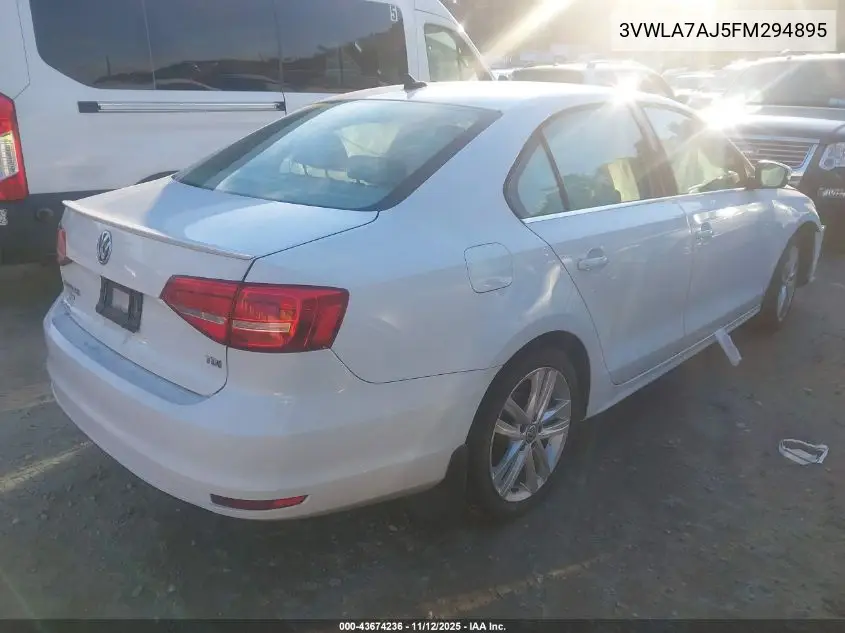 3VWLA7AJ5FM294895 2015 Volkswagen Jetta 2.0L Tdi Sel