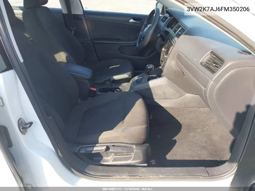 3VW2K7AJ6FM350206 2015 Volkswagen Jetta 2.0L S