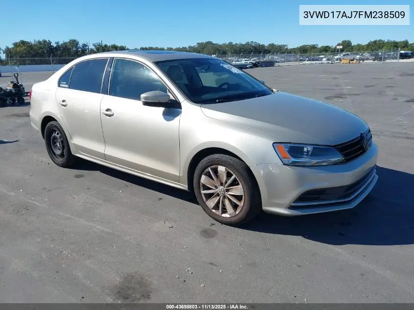 3VWD17AJ7FM238509 2015 Volkswagen Jetta 1.8T Se