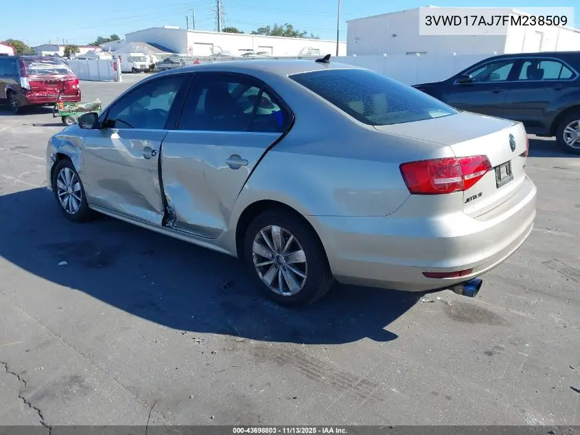 3VWD17AJ7FM238509 2015 Volkswagen Jetta 1.8T Se