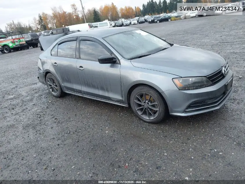 3VWLA7AJ4FM234347 2015 Volkswagen Jetta 2.0L Tdi S
