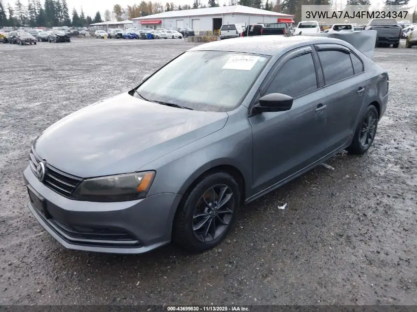 3VWLA7AJ4FM234347 2015 Volkswagen Jetta 2.0L Tdi S