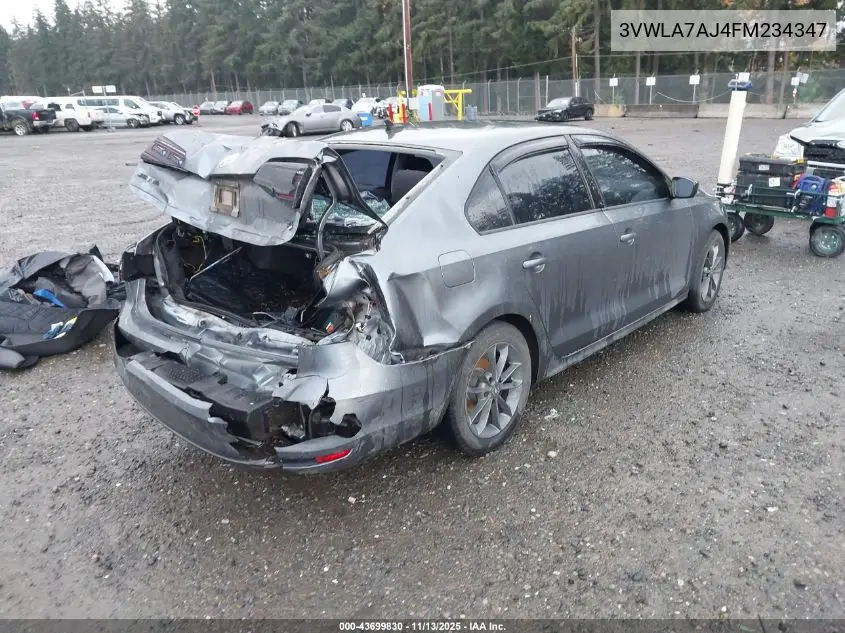 3VWLA7AJ4FM234347 2015 Volkswagen Jetta 2.0L Tdi S