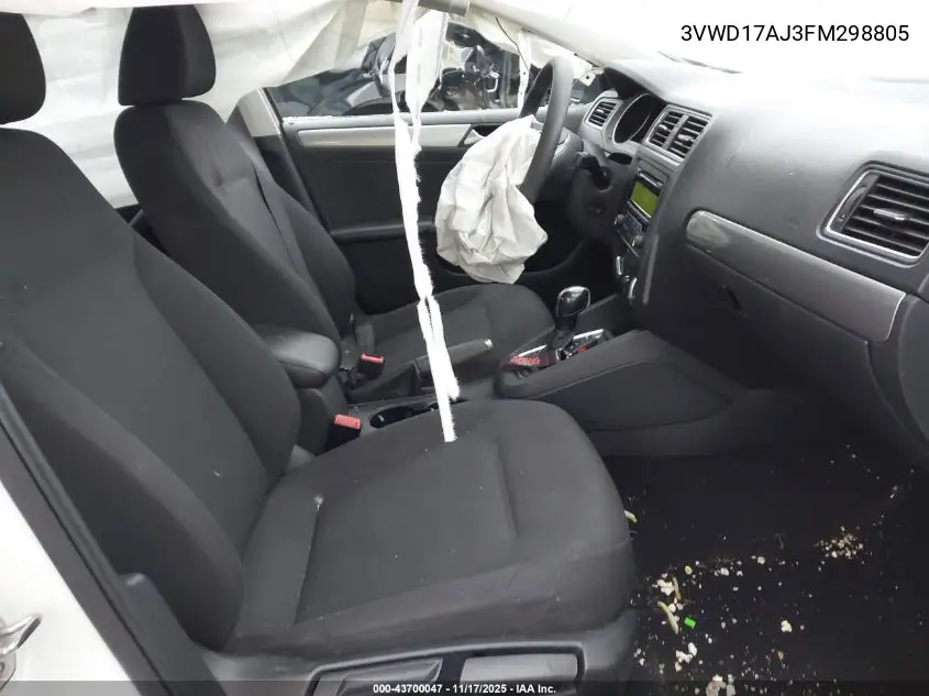 3VWD17AJ3FM298805 2015 Volkswagen Jetta 1.8T Se