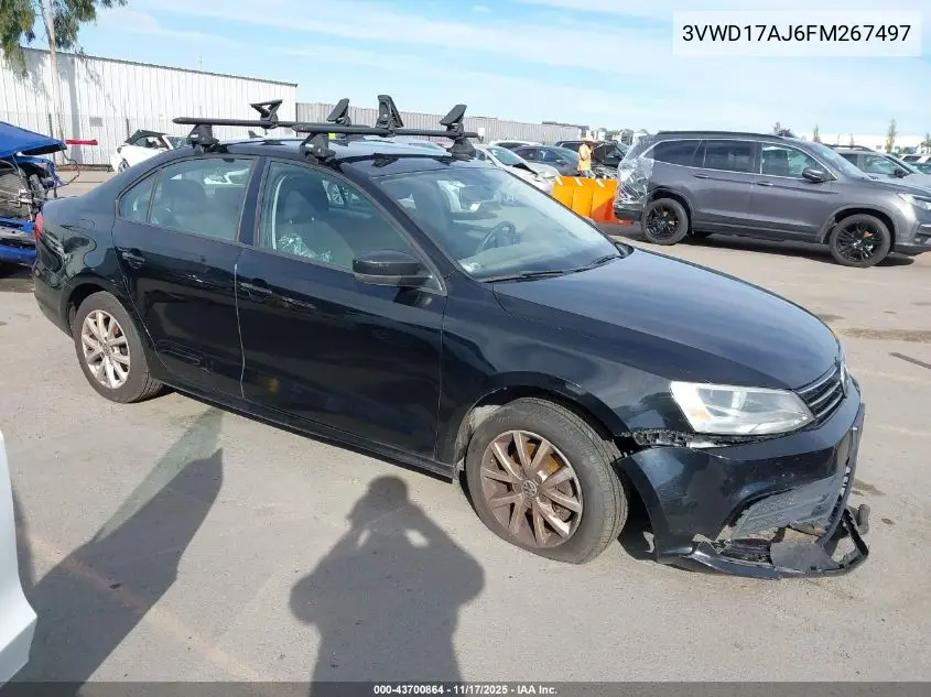 3VWD17AJ6FM267497 2015 Volkswagen Jetta 1.8T Se