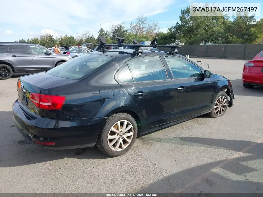 3VWD17AJ6FM267497 2015 Volkswagen Jetta 1.8T Se