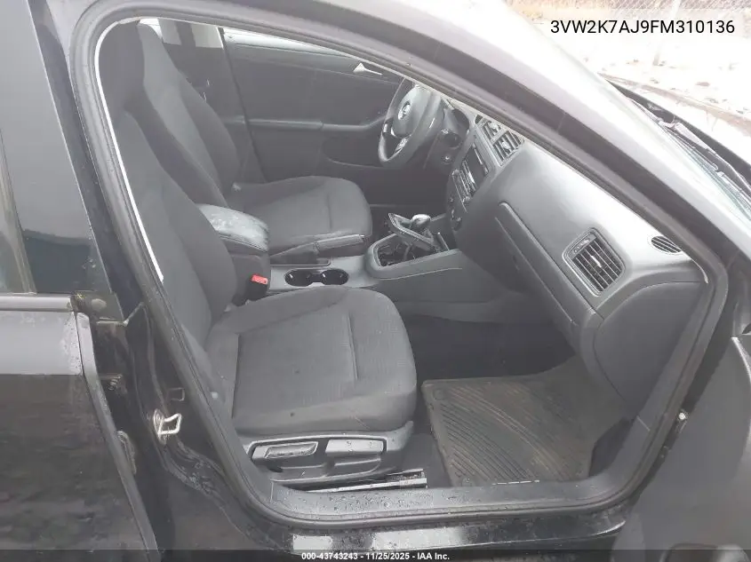3VW2K7AJ9FM310136 2015 Volkswagen Jetta 2.0L S
