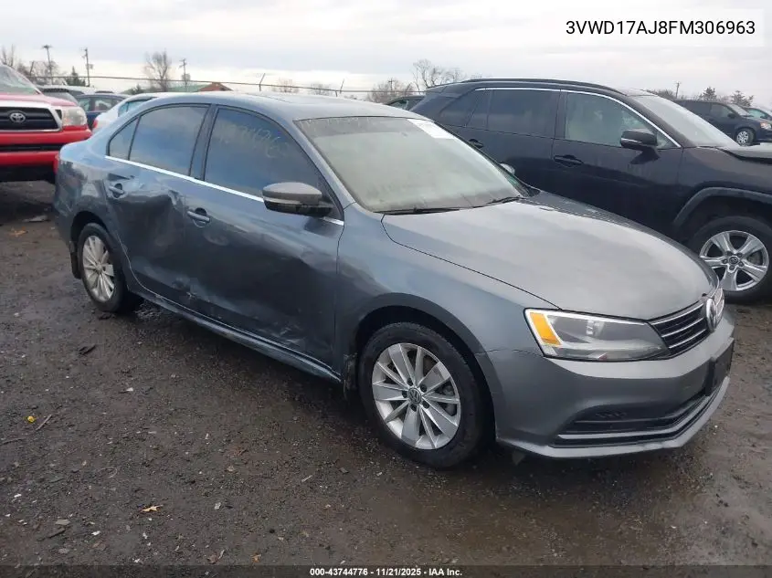 3VWD17AJ8FM306963 2015 Volkswagen Jetta 1.8T Se