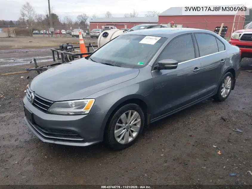 3VWD17AJ8FM306963 2015 Volkswagen Jetta 1.8T Se