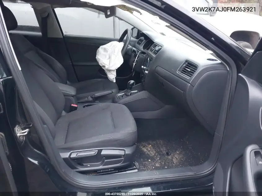 3VW2K7AJ0FM263921 2015 Volkswagen Jetta 2.0L S