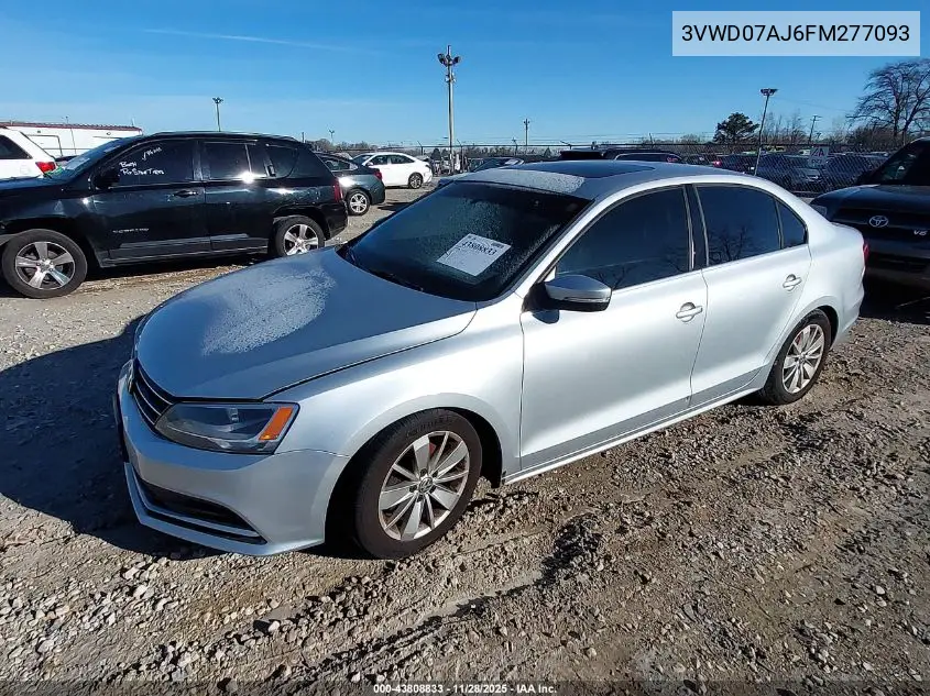 3VWD07AJ6FM277093 2015 Volkswagen Jetta 1.8T Se