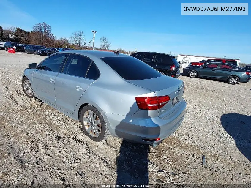 3VWD07AJ6FM277093 2015 Volkswagen Jetta 1.8T Se