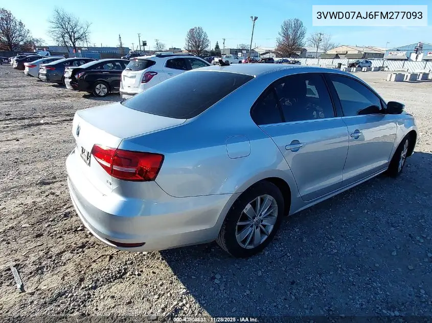 3VWD07AJ6FM277093 2015 Volkswagen Jetta 1.8T Se