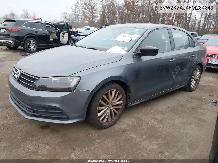 3VW2K7AJ4FM284349 2015 Volkswagen Jetta 2.0L S