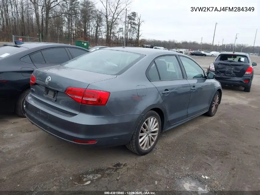 3VW2K7AJ4FM284349 2015 Volkswagen Jetta 2.0L S