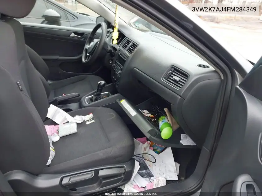 3VW2K7AJ4FM284349 2015 Volkswagen Jetta 2.0L S