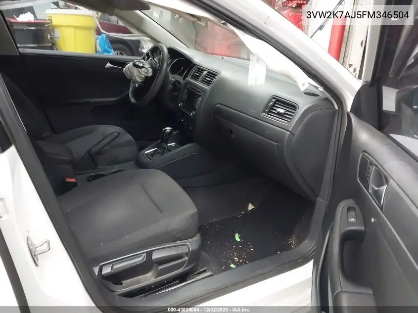 3VW2K7AJ5FM346504 2015 Volkswagen Jetta 2.0L S