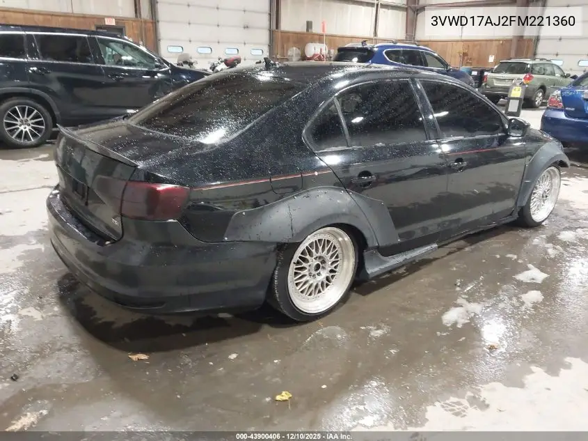 3VWD17AJ2FM221360 2015 Volkswagen Jetta 1.8T Sport