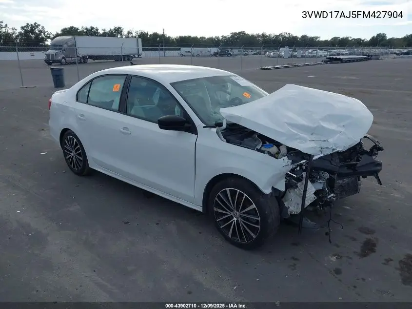 3VWD17AJ5FM427904 2015 Volkswagen Jetta 1.8T Sport