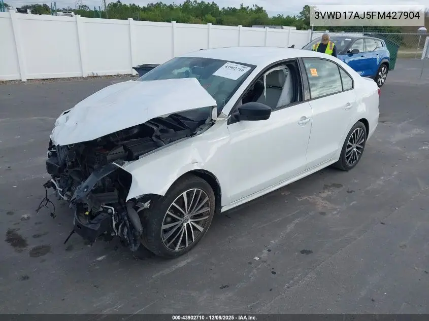 3VWD17AJ5FM427904 2015 Volkswagen Jetta 1.8T Sport