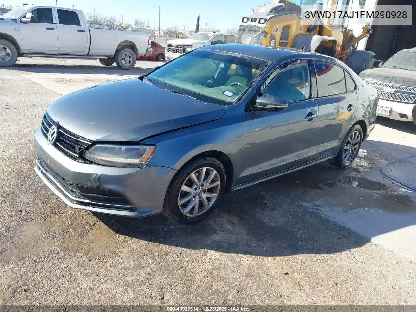 3VWD17AJ1FM290928 2015 Volkswagen Jetta 1.8T Se