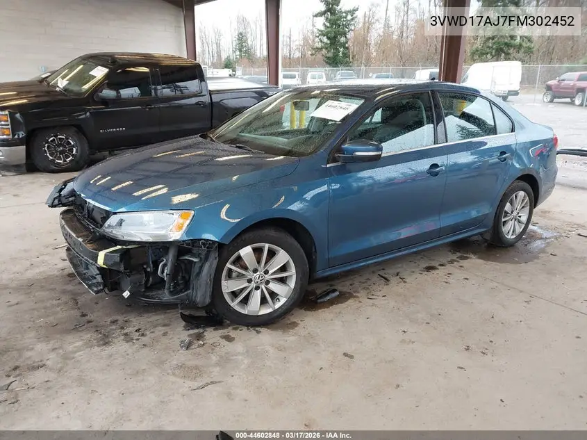 3VWD17AJ7FM302452 2015 Volkswagen Jetta 1.8T Se