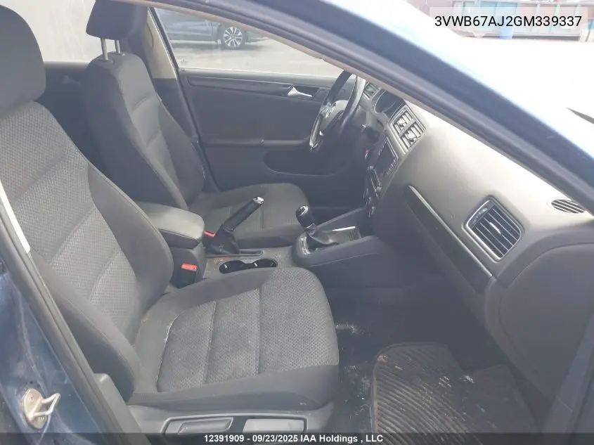 3VWB67AJ2GM339337 2016 Volkswagen Jetta Se