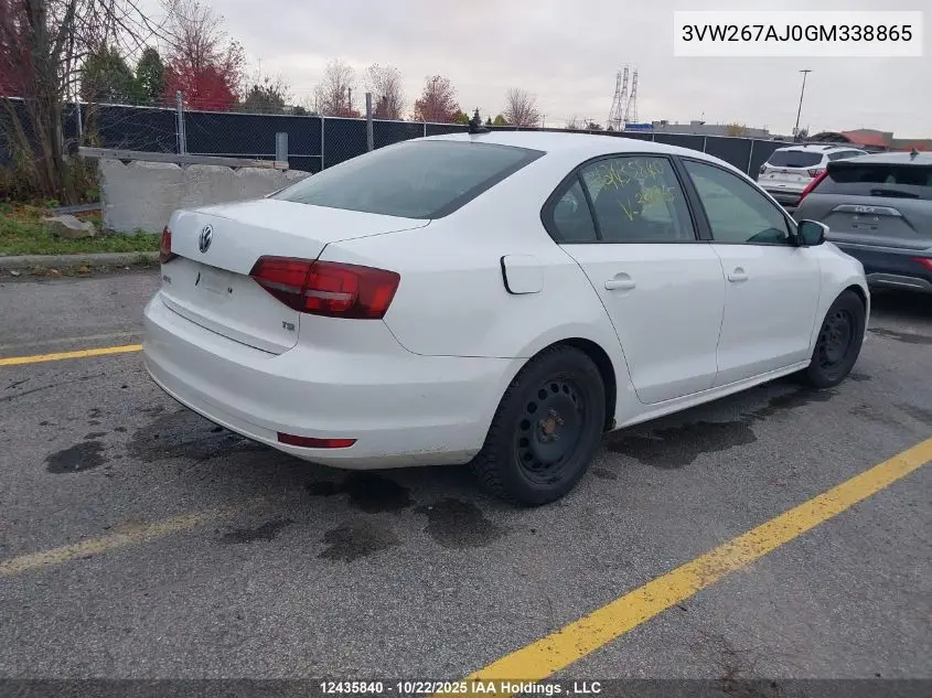 3VW267AJ0GM338865 2016 Volkswagen Jetta