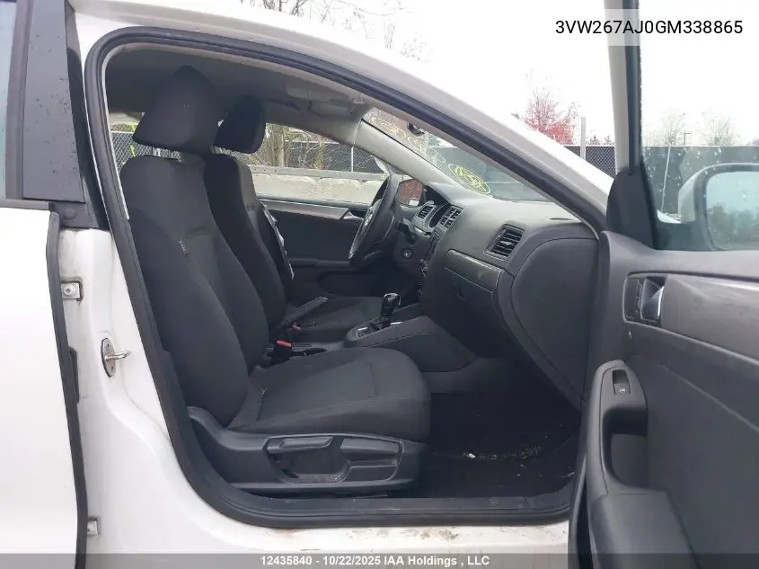 3VW267AJ0GM338865 2016 Volkswagen Jetta